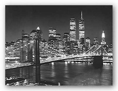 ART PRINT Top View Of Brooklyn Bridge Henri Silberman | eBay