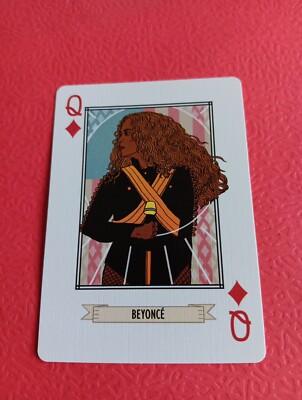 Beyonce Playing Card Queen Of Diamonds The Woman Card Singer Free ...
