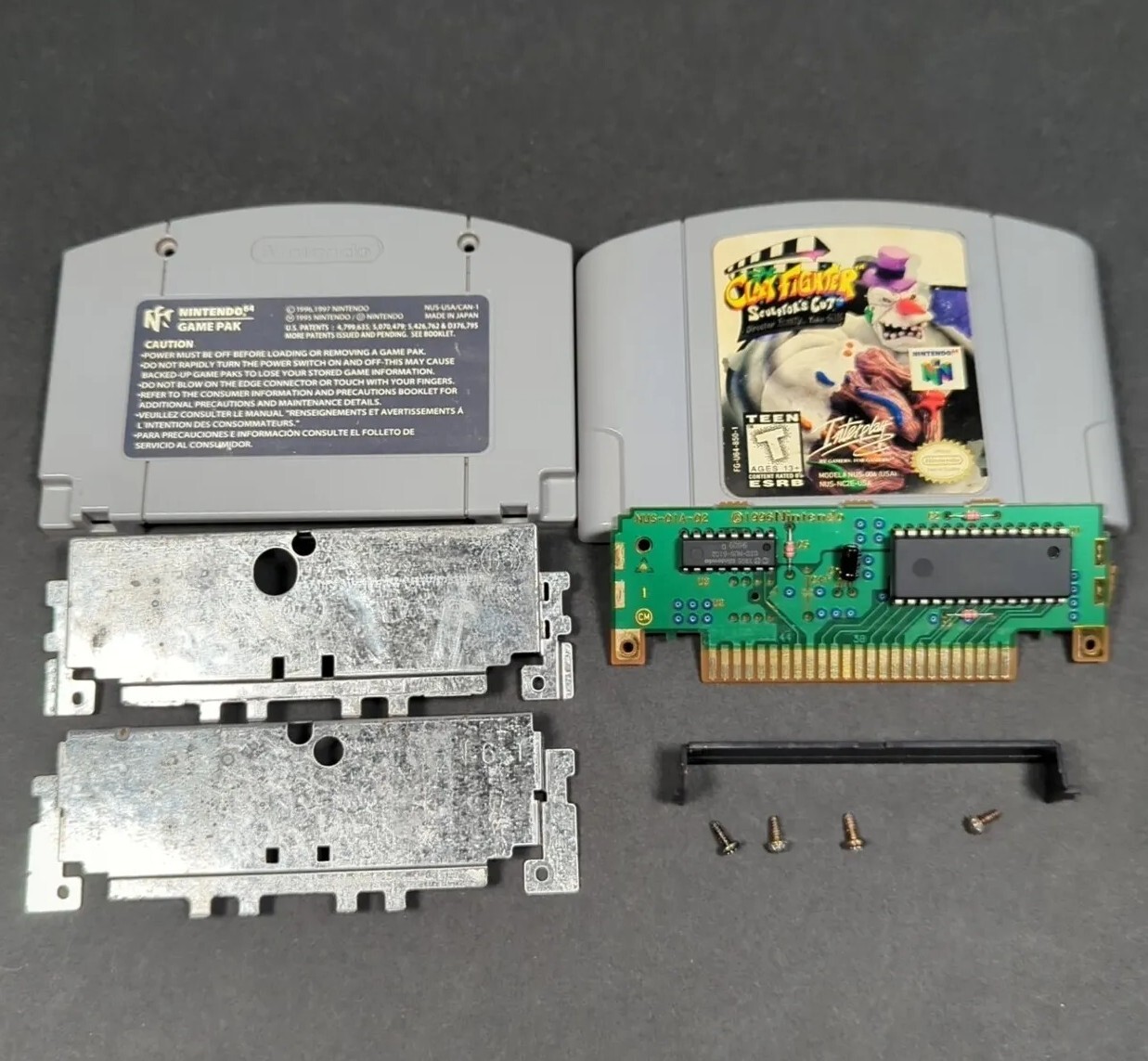 Clay Fighter Sculptor's Cut (Nintendo 64, 1998) N64 Authentic Tested
