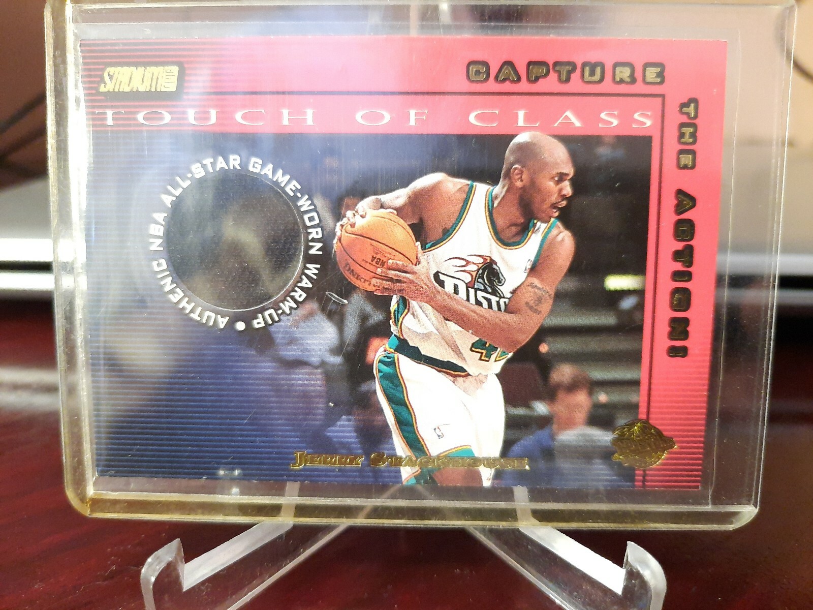 2001-02 Topps Stadium Club Touch of Class Jerry Stackhouse #TC-JS