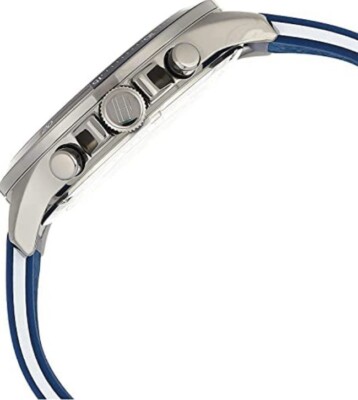 Tommy Hilfiger 1791721 46mm Grey Stainless Steel Case with Blue  