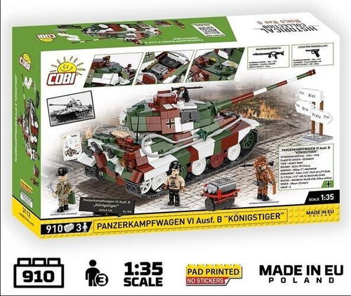 Panzer VI Ausf. B Königstiger Limited COBI 3112 New set Only 1500 set made ! - Picture 2 of 8