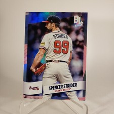 2024 Big League Base Uncommon Rainbow Foil # 205 Spencer Strider