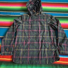 Joules Premium Grade Hooded Plaid Jacket Multicolor Size Us 6 Uk 10 Eu 38