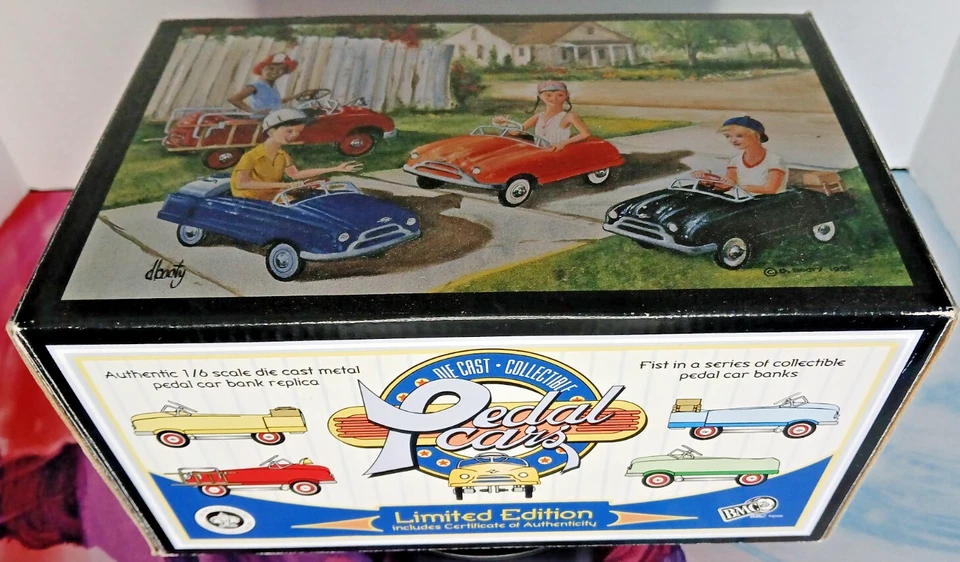 DIE CAST 1948 BMC PEDAL CAR, LIMITED EDITION, w/ CERTIFICATE OF AUTHENTICTY - Image 4 of 4