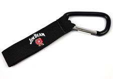 Jim Beam Karabiner Schlüsselanhänger schwarz