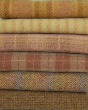 HAND DYED RUG HOOKING WOOL Mill-Dyed ~ "OLDE CABBAGE ROSE" (6-pc. collection)