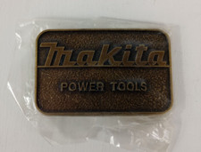 Makita Power Tools Brass Belt Buckle New in Package Made In USA