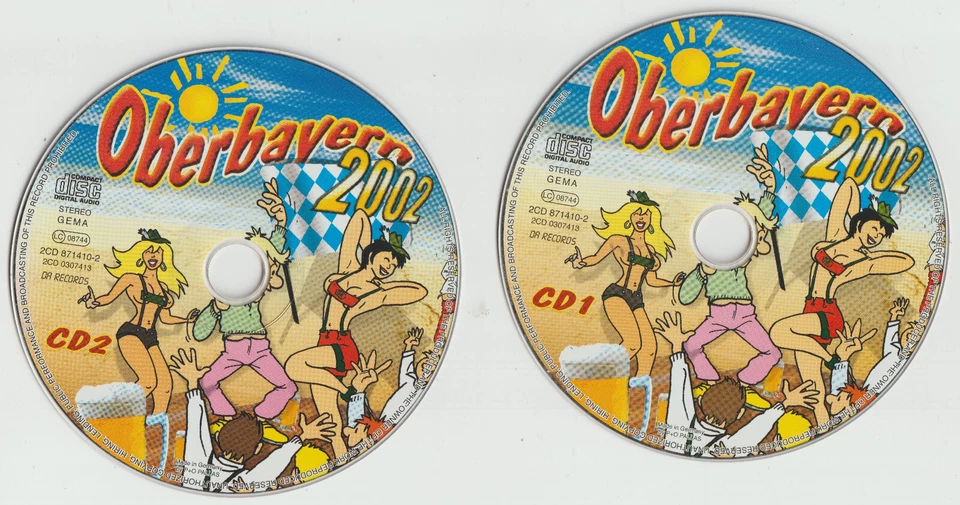 Oberbayern 2002 - Michelle, Nena, Hubert Kah, Falco, Markus [40 Track 2 CD] - Bild 2 von 2