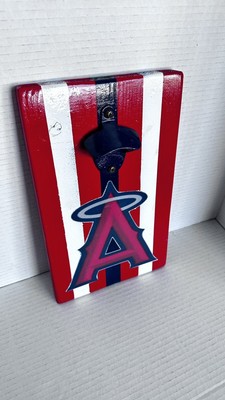  Los Angeles Angels Hand Crafted Wall Bottle Opener Sign With magnet (Man Cave) 