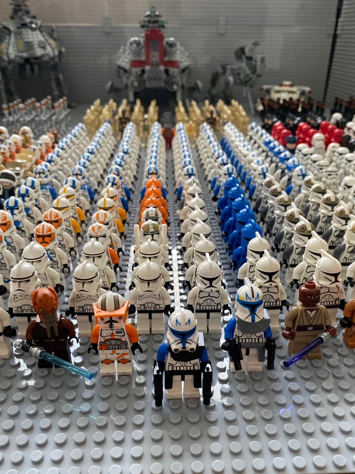 Lote a granel de 10 minifiguras Lego Star Wars lote clones minifigura rebelde Stormtrooper Foto 4 de 4