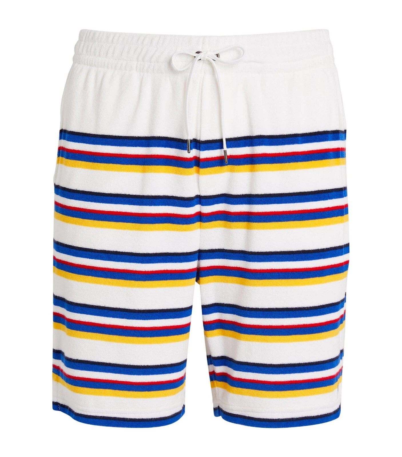 $125 Polo Ralph Lauren Men's, Classic Fit Striped Towelling Shorts, Multi, L