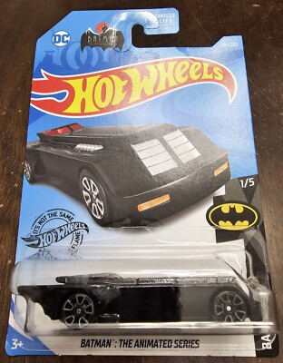 Hot Wheels 2019 Treasure Hunt DC Batman The Animated Series Batmobile Black  *NEW