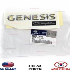 Nameplate Emblem Lift Gate Genuine Hyundai Genesis Coupe 2009-2016 863102m000