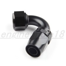 Us Aluminum 120 Degree An-12 12an Swivel Hose End Fuel Oil Fitting Adapter Black