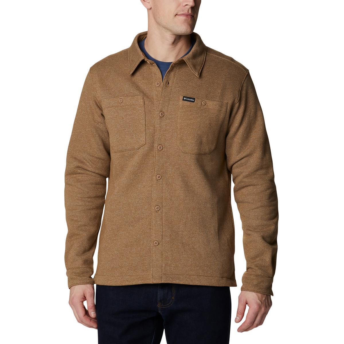 Спортивная одежда Columbia Мужская спортивная куртка Great Hart Mountain Tan XXL BHFO 5574