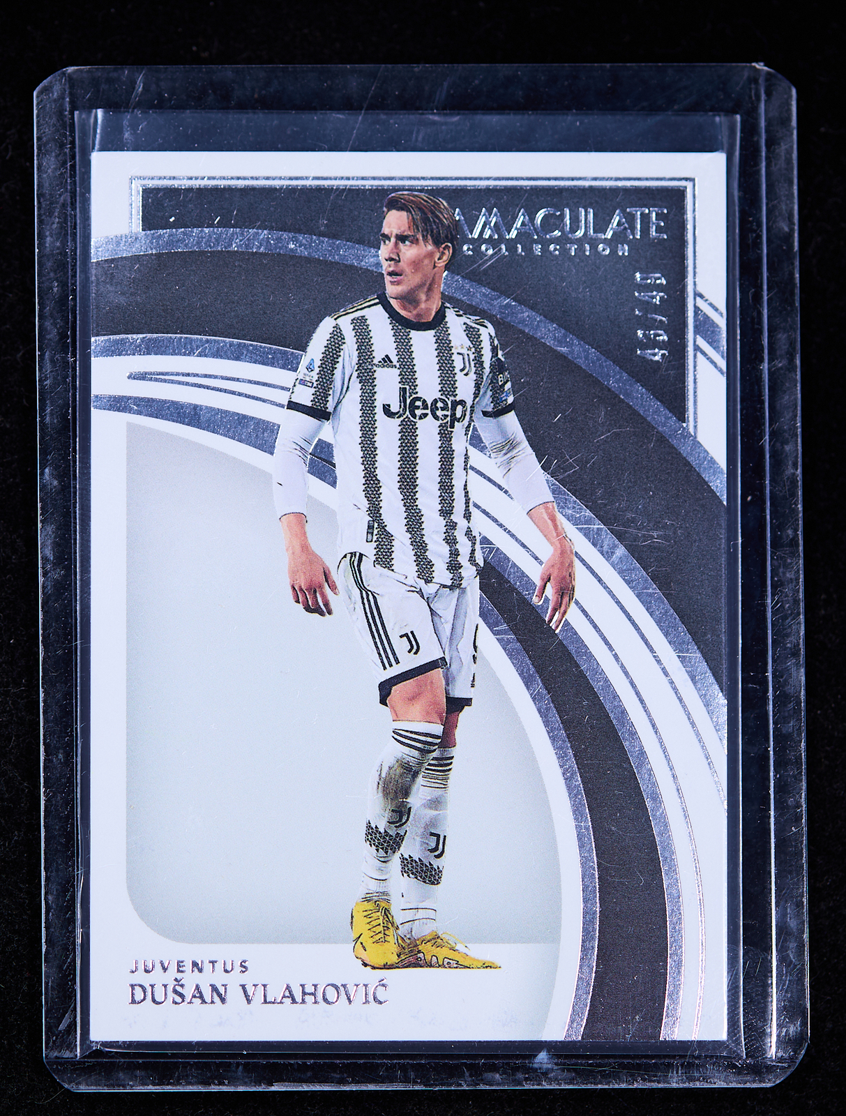 Dusan Vlahovic 2022-23 Panini Immaculate Collection Soccer Silver 43/49