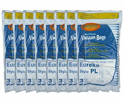 24 Eureka Electrolux PL Bags Bagged Maxima 62389 62389A EU-62389 62389-6 62480 6