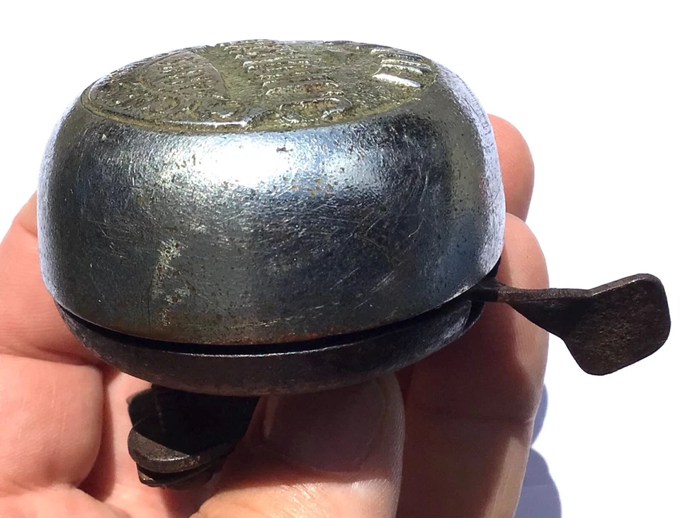 ANCIENNE SONNETTE DE VELO J.NOIRELLE FUMEL BELL OF BIKE Campanilla de bicicleta - Photo 4/4