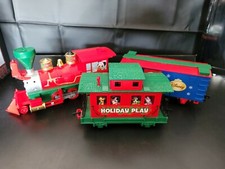 Disney Mickey Mouse Friends Christmas Train Musical Locomotive Engine, Caboose