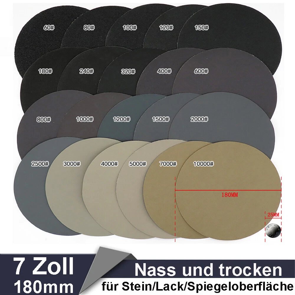 Klett Schleifpapier | perforiert | 225mm gelb K40-220mm, Schleifscheiben für Trockenbauschleifer Klett Schleifpapier | perforiert | 225mm gelb K40-220mm, Schleifscheiben für Trockenbauschleifer