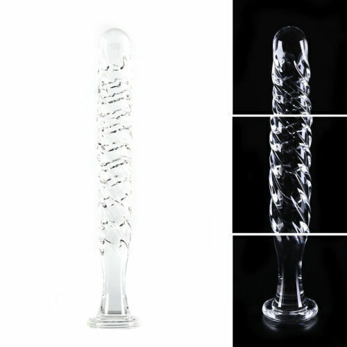 7.8" Long-Crystal-SEX-Glass-Dildo-Anal-G-spot-Stimulator-Pleasure-Wand-Stick-Toy - Bild 4 von 12