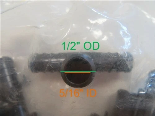 SHARKBITE 1/2" PEX CRIMP POLY TEE (SET OF 25) UP362 - Image 3 of 4
