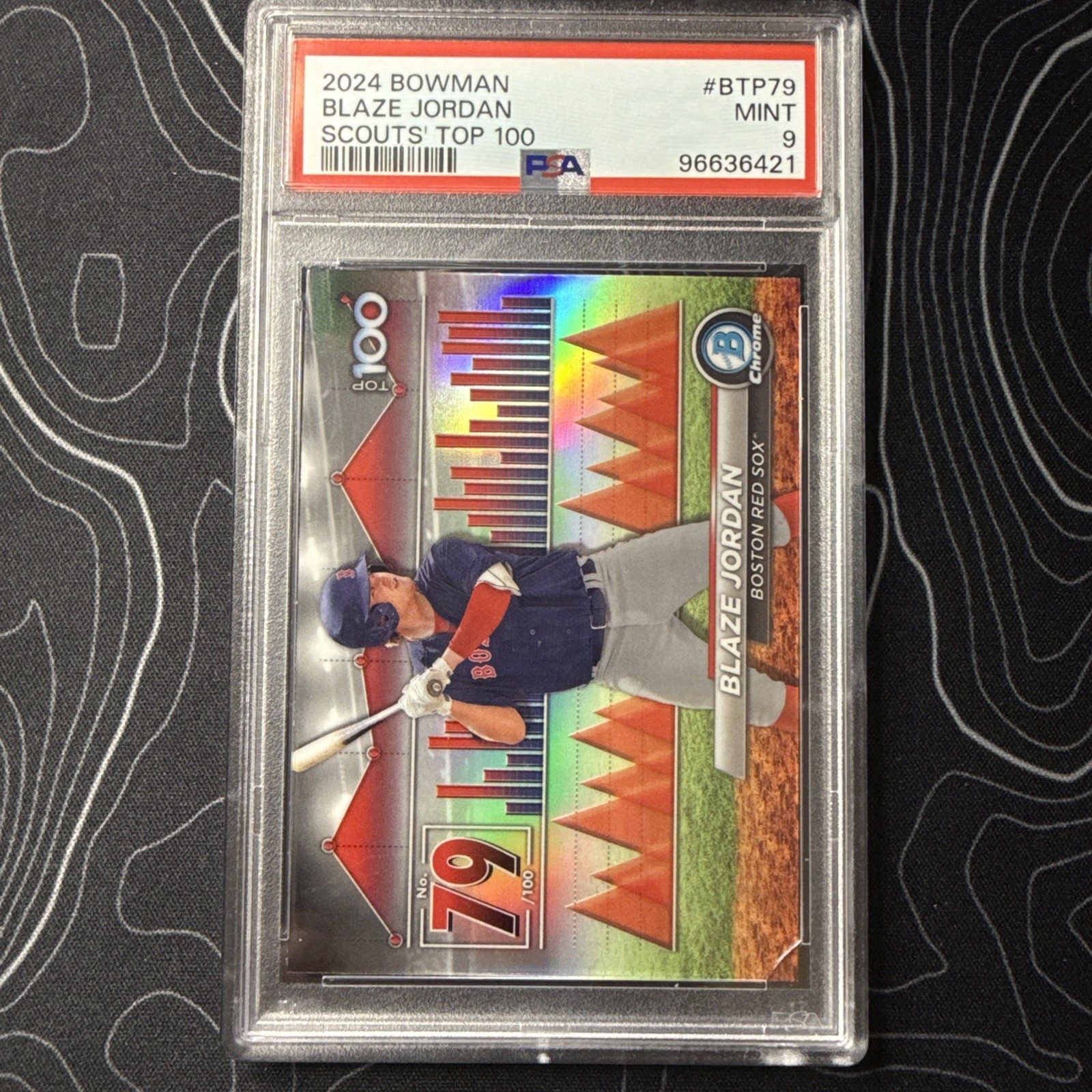 2024 BOWMAN BOWMAN SCOUTS' TOP 100 #BTP79 BLAZE JORDAN PSA 10