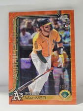 2025 Topps Chrome Baseball  WILLIE MACIVER Orange Wave Refractor #USC81 /25