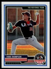 2023 Panini Stars & Stripes USA Baseball Ford Thompson 17