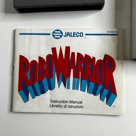 RoboWarrior (Nintendo NES, 1988 PAL A) Jaleco Puzzle Manual Included CIB