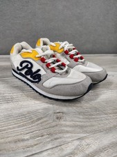 Boys Polo Ralph Laruen Oryion Script RFS10835 White Athletic Shoes Size 4Y Used