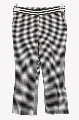 Liu Jo Damen Hose Gr. 36 (IT 42) Schwarz / Weiß NEU Stoffhose Pants