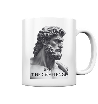 Marcus Aurelius Tasse See the Challenge Stoiker Kaffeebecher Geschenk