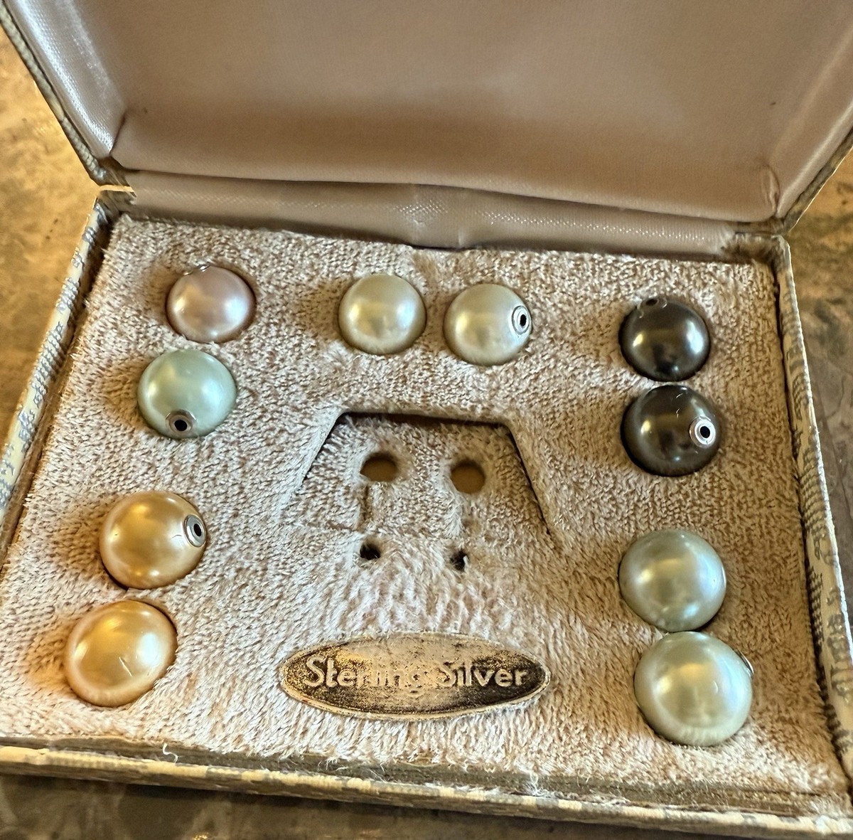 Vintage Lady Ellen Interchangeable Lucite Earrings Set - 1950s Missing Pieces View 2