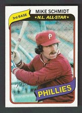 1980 Topps Burger King  6 Mike Schmidt NM or Better