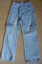   Coole White Leg Jeans/Hose von ZARA  weites...