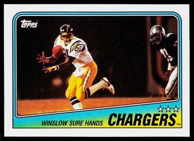 Chargers Team Leaders - Kellen Winslow, 1988 Topps, #203, San Diego Chargers,