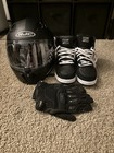 Motorcycle Gear Bundle: Helmet, Gloves and Shoes
