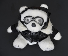 AVIATOR WHITE TEDDY BEAR 6" PLUSH