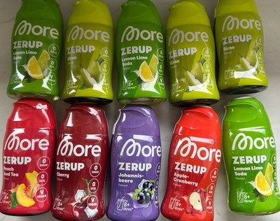 More Nutrition Zerup Getränkesirup 65ml NEU OVP Zuckerfrei Verschiedene Sorten