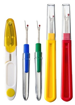 Ortarco Seam Ripper and Thread Remover Kit for Sewing 2 Big 2 Small Stitch...