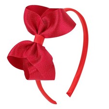 Valentine Day Bow Headband Red Heart Cute Hairband Women Girls Costume Decor