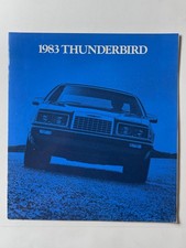 Original 1983 Ford Thunderbird Car Sales Brochure (20 Color Pages)