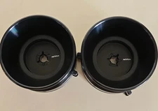 2X 10.5 1/4 Inch black NAB Hub Adapters For REVOX Reel To Reel Tape Recorder