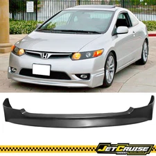 Fits 06-08 Honda Civic Sedan 4Dr Mugen Style Front Bumper Lip Spoiler Bodykit PU