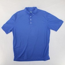 johnnie-O Polo Shirt Mens XL Blue Performance Stretch Golf Athletic