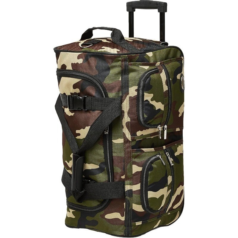 Rockland Rolling Duffel Bag，40"x17"x16"