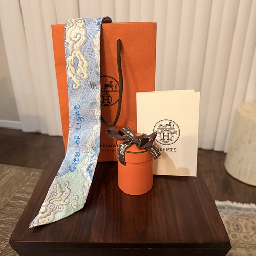 NIB Hermes City of Light Twilly 2026 Bleu Jean / Rose / Vert Véronèse