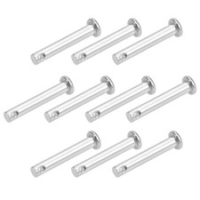 Unica Foro Perni  Forcella - 5x30mm Testa Piatta in Acciaio Inox 304 a 10pz